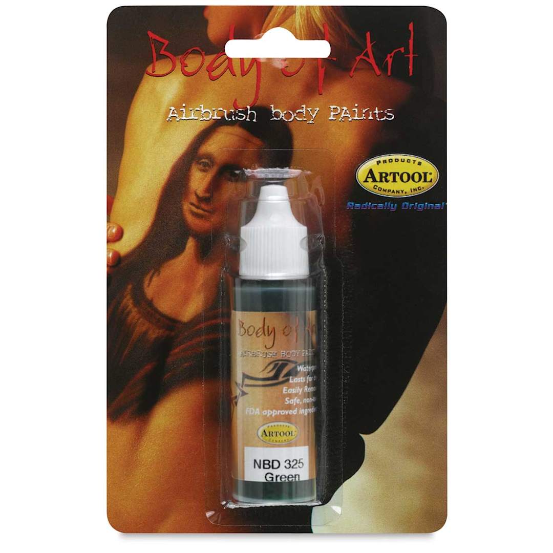 Open in modal - Medea Body-Art Airbrush Paint - 1 oz, Green, Bottle (In packaging)