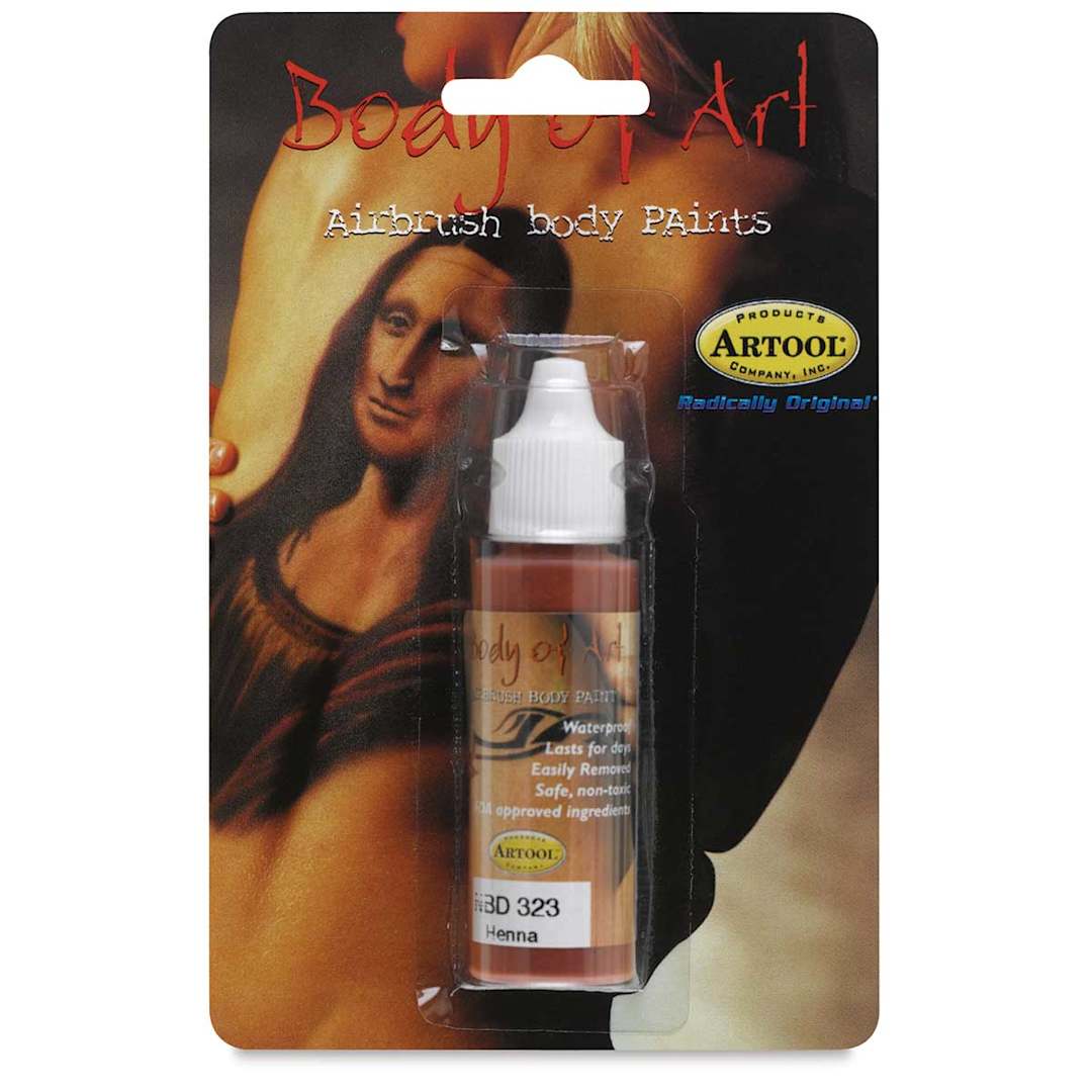 Open in modal - Medea Body-Art Airbrush Paint - 1 oz, Henna Brown, Bottle (In packaging)