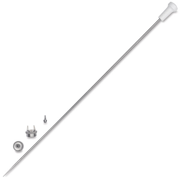 Open in modal - Badger Sotar 2020 Airbrush Needle and Nozzle Conversion Kit - Components of Medium Kit