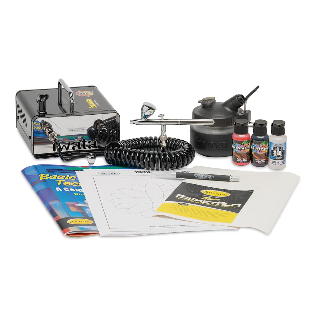 Open in modal - Iwata Beginner Airbrush Set