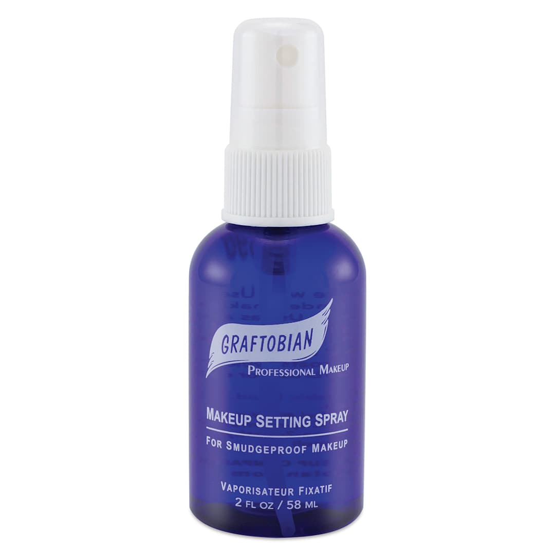 Open in modal - Graftobian Makeup Setting Spray - Front of 2 oz. bottle