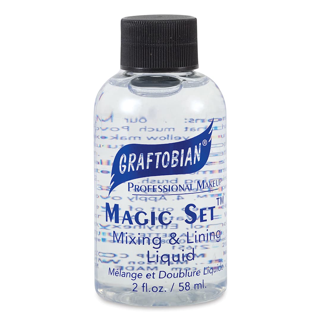 Open in modal - Graftobian Magic Set Mixing and Lining Liquid - Front of 2 oz. bottle
