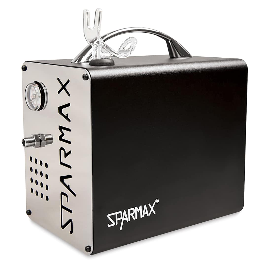 Open in modal - Sparmax AC-66HX Arism Compressor - Left angled view of Compressor
