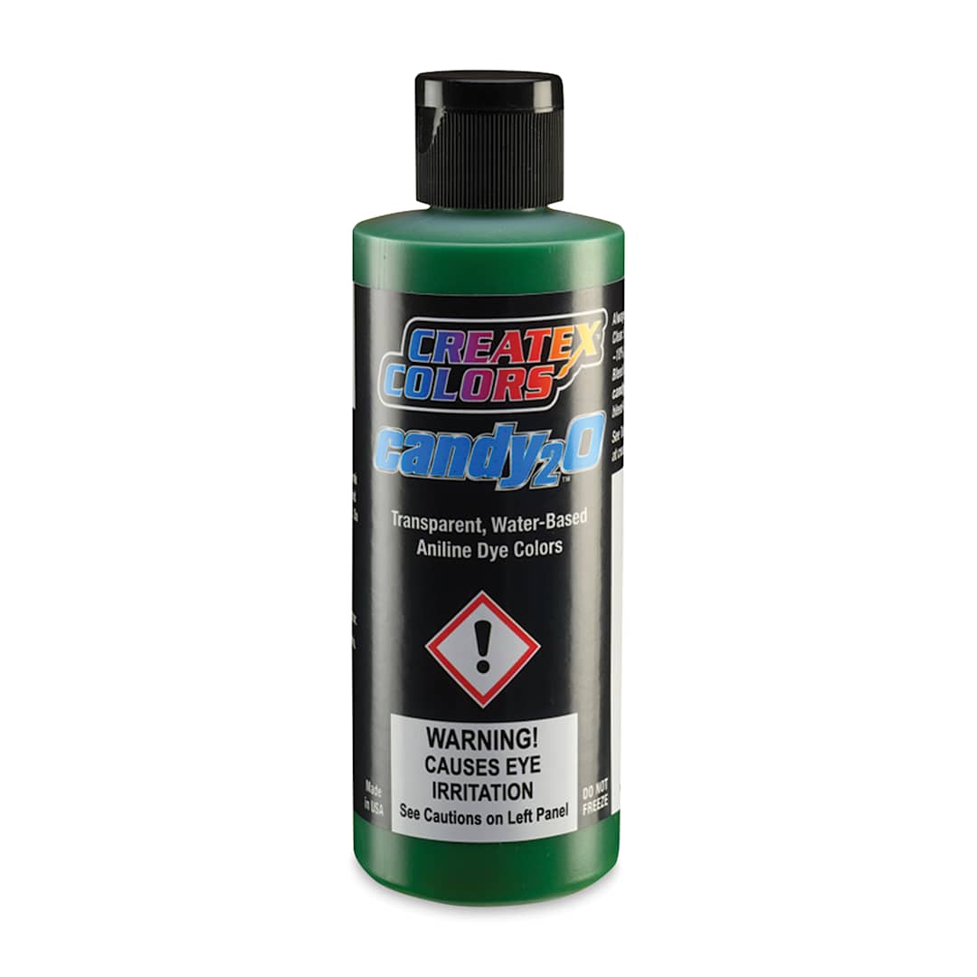 Open in modal - Createx Candy2O Auto Air Color - Poison Green, 4 oz - front