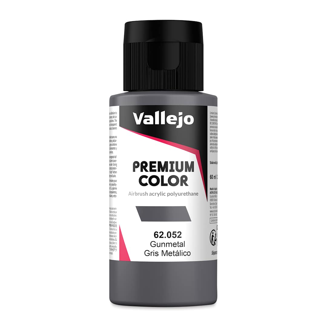 Open in modal - Vallejo Premium Airbrush Colors - 60 ml, Gunmetal