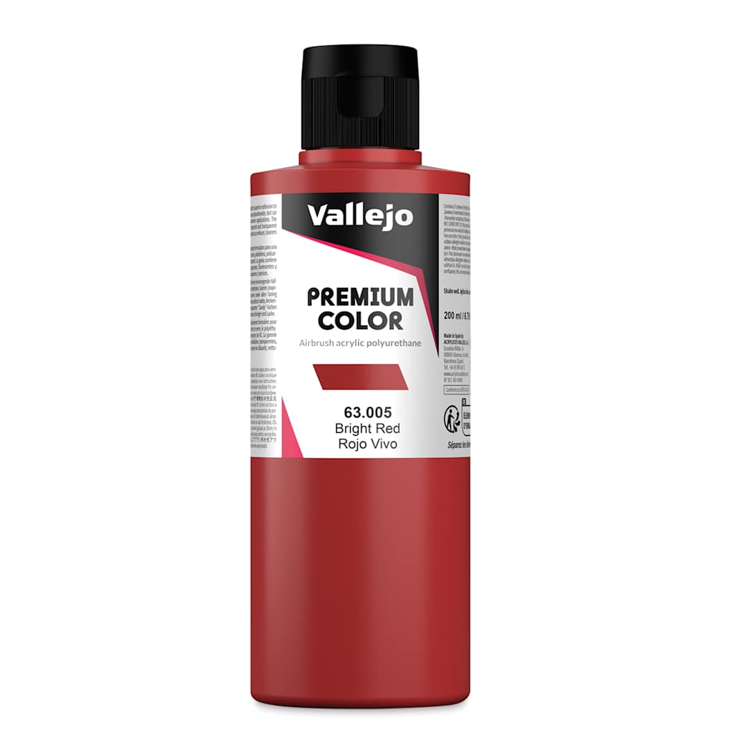 Open in modal - Vallejo Premium Airbrush Colors - 200 ml, Bright Red