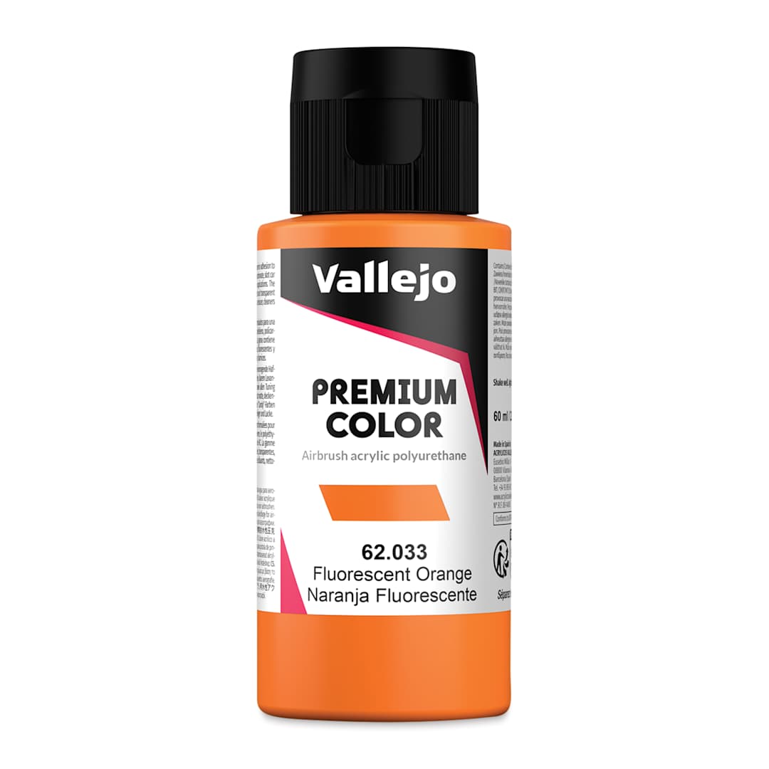 Open in modal - Vallejo Premium Airbrush Colors - 60 ml, Fluorescent Orange