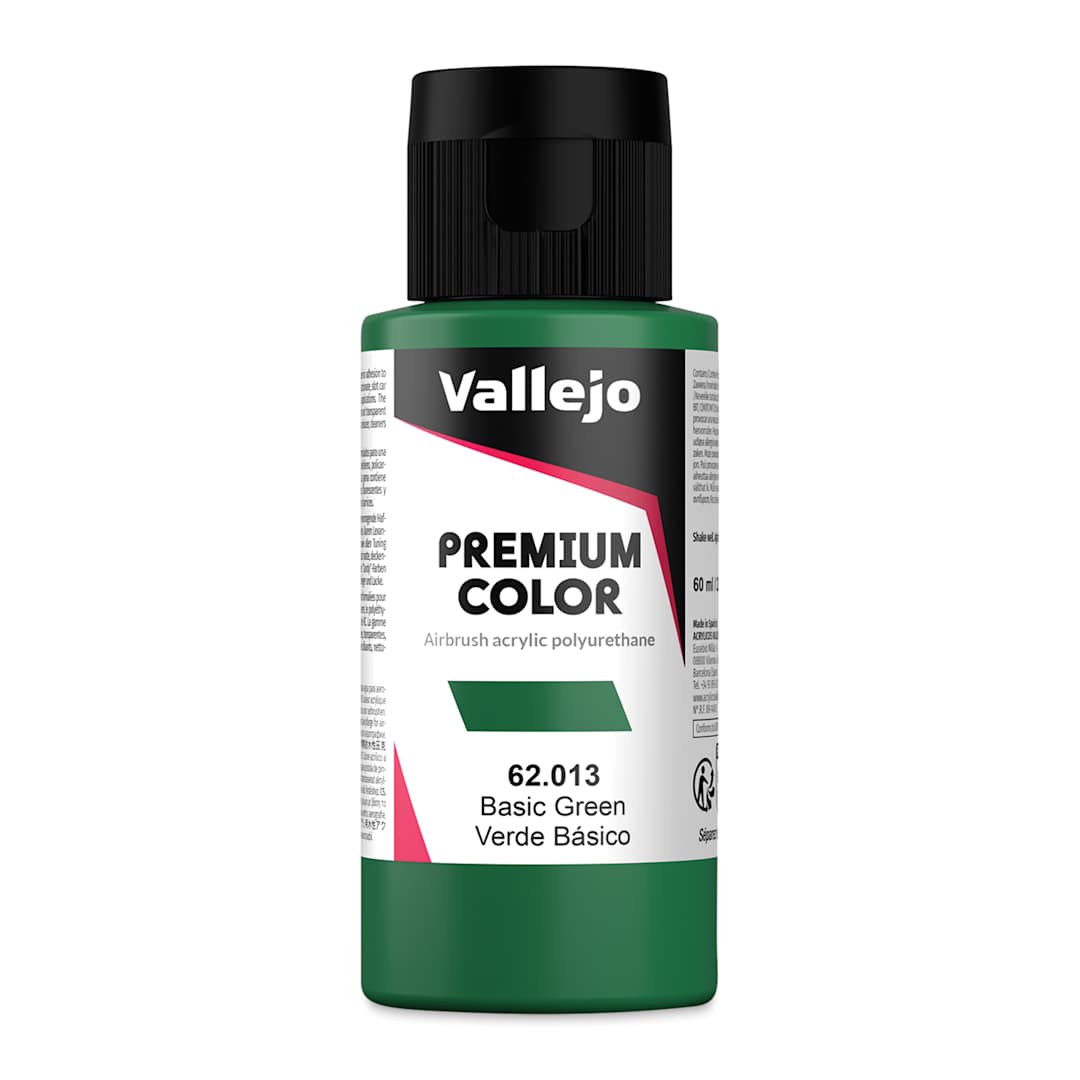 Open in modal - Vallejo Premium Airbrush Colors - 60 ml, Basic Green