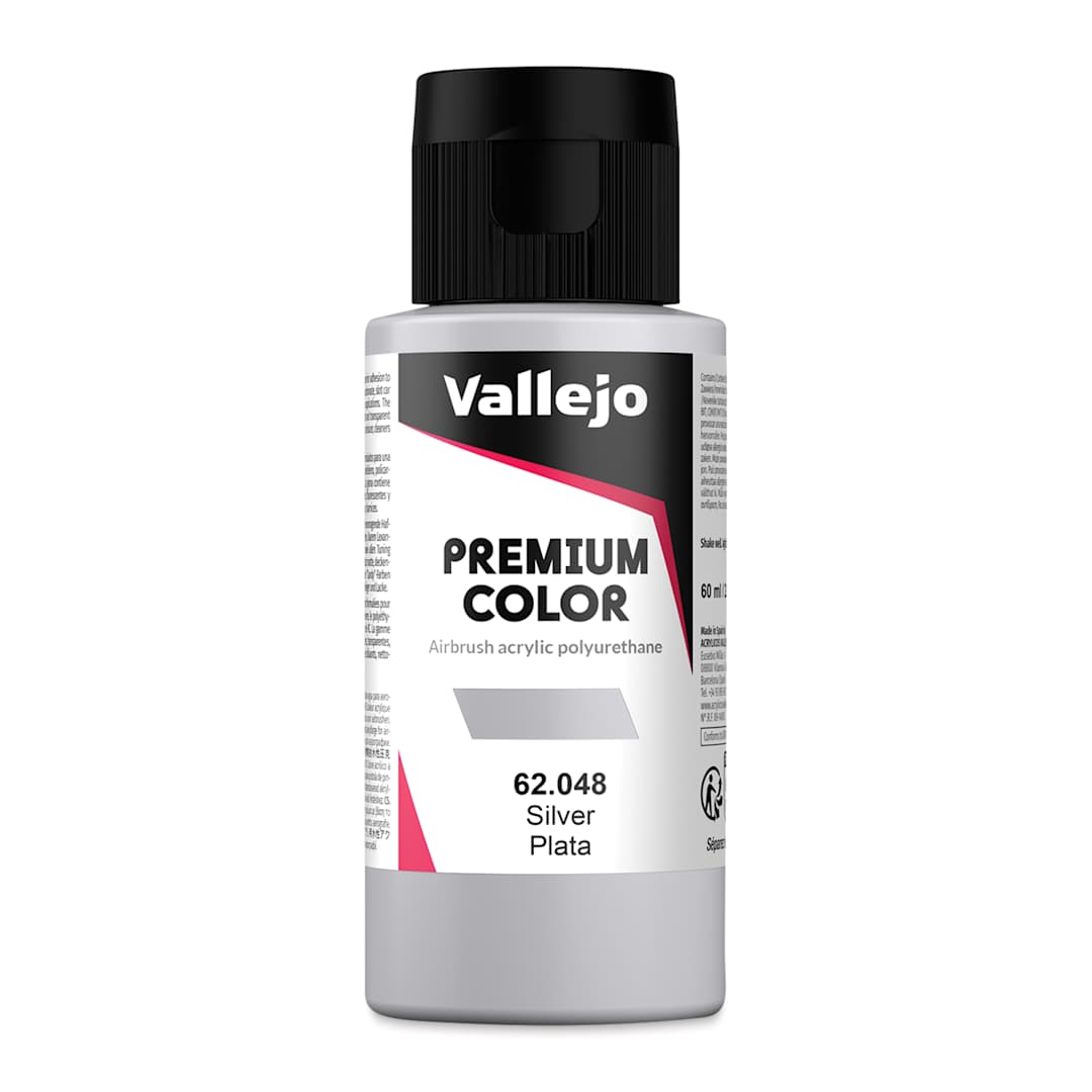 Open in modal - Vallejo Premium Airbrush Colors - 60 ml, Silver