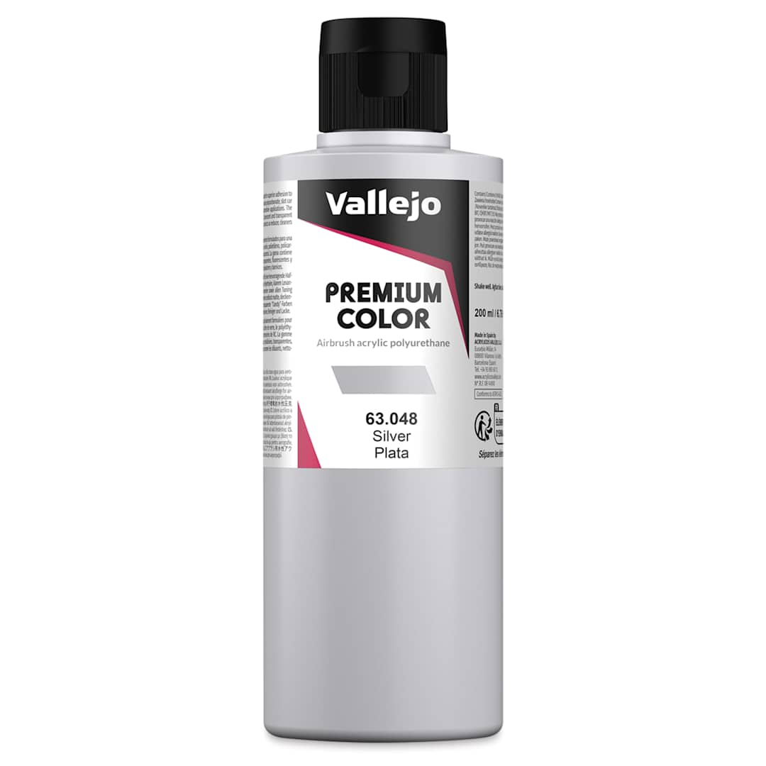 Open in modal - Vallejo Premium Airbrush Colors - 200 ml, Silver