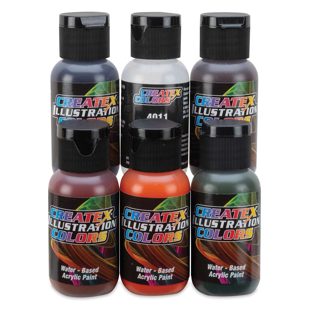 Open in modal - Createx Illustration Colors - Secondary Colors, Set of 6, 1 oz