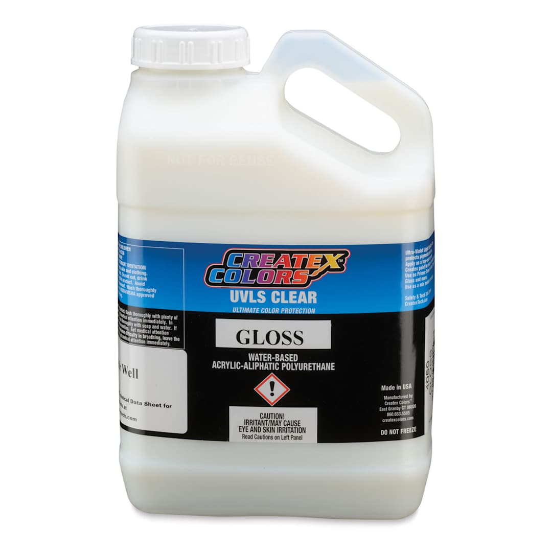 Open in modal - Createx Airbrush Clears - UVLS Top Coat, Gloss, 1 Gallon, Bottle