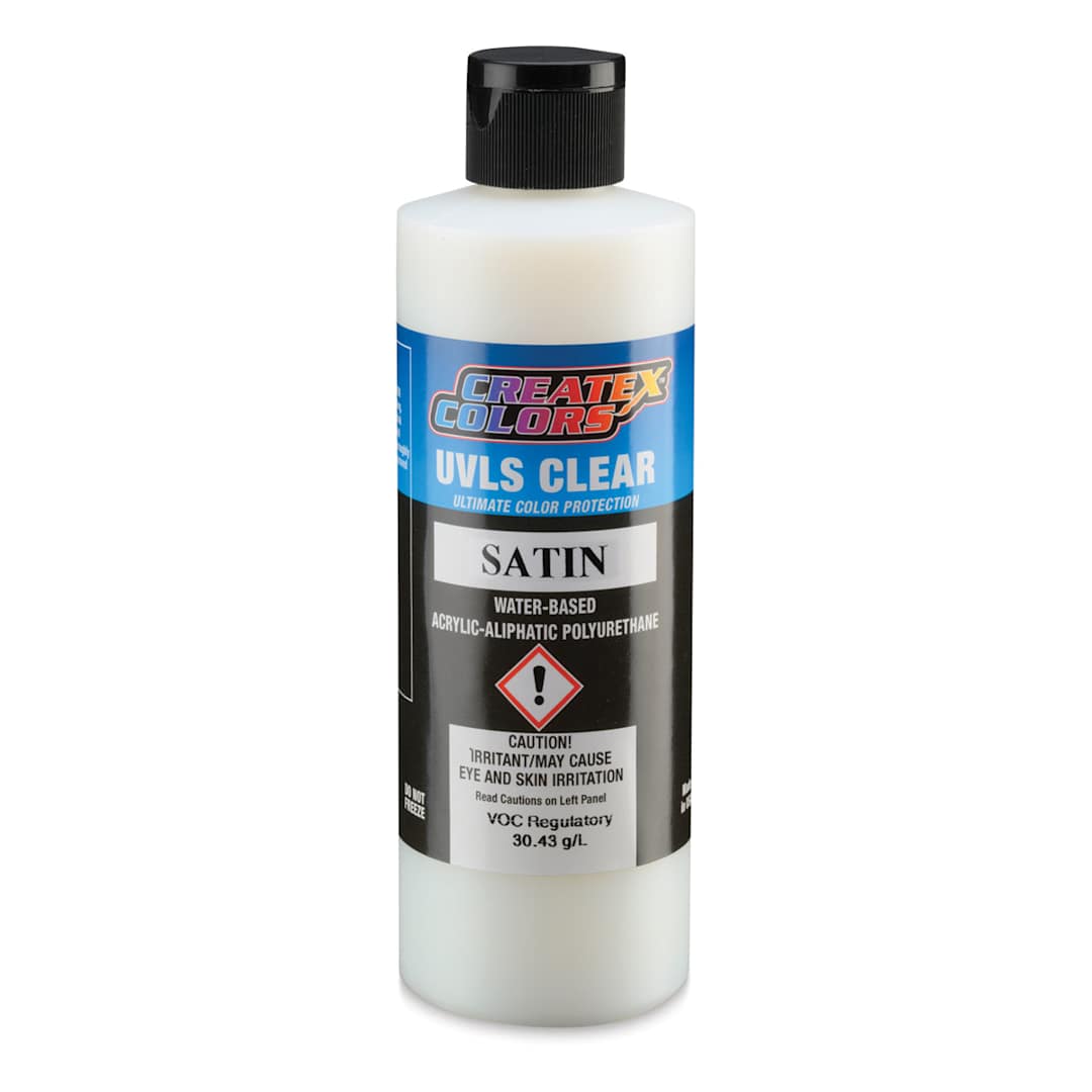 Open in modal - Createx Airbrush Clears - UVLS Top Coat, Satin, 8 oz, Bottle