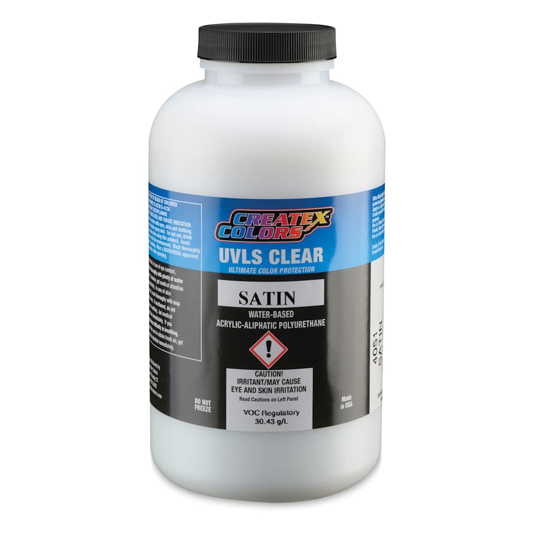 Open in modal - Createx Airbrush Clears - UVLS Top Coat, Satin, 32 oz, Bottle