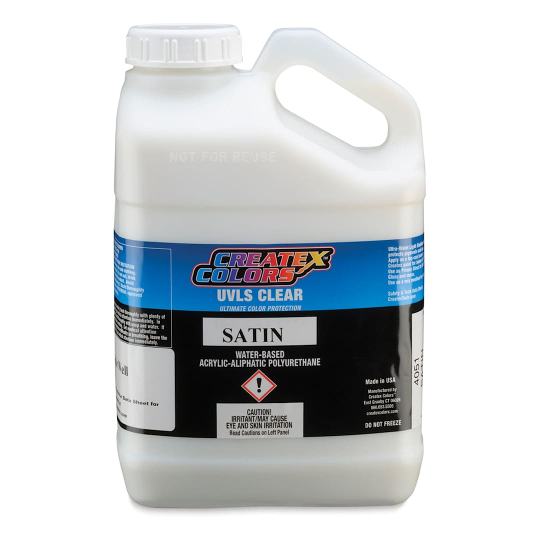 Open in modal - Createx Airbrush Clears - UVLS Top Coat, Satin, 1 Gallon, Bottle