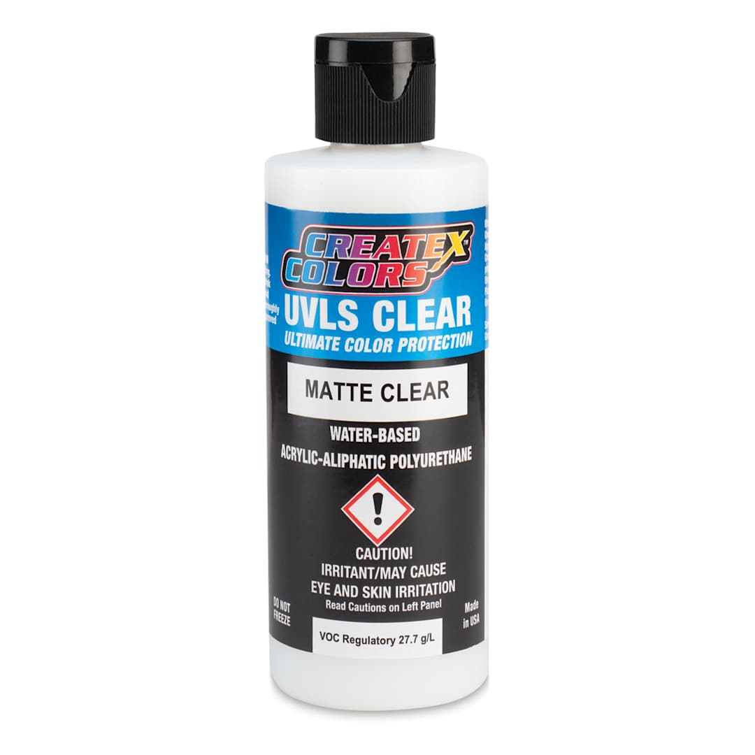 Open in modal - Createx Airbrush Clears - UVLS Top Coat, Matte, 4 oz, Bottle