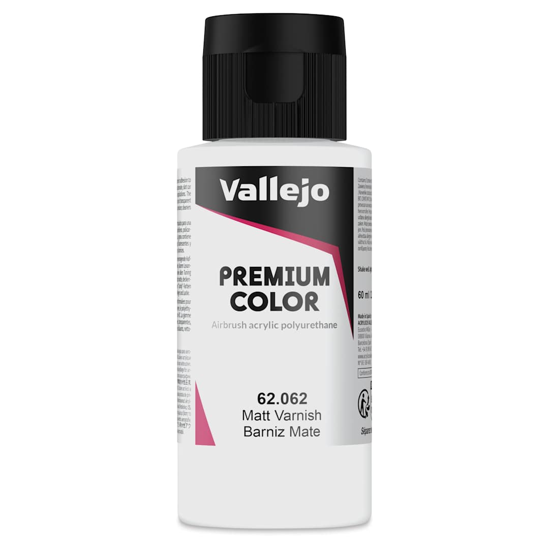 Open in modal - Vallejo Premium Airbrush Varnish - Matte, 60 ml