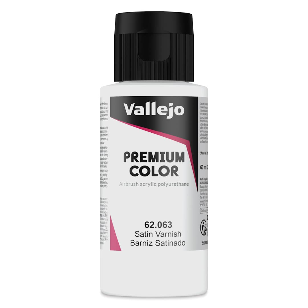 Open in modal - Vallejo Premium Airbrush Varnish - Satin, 60 ml