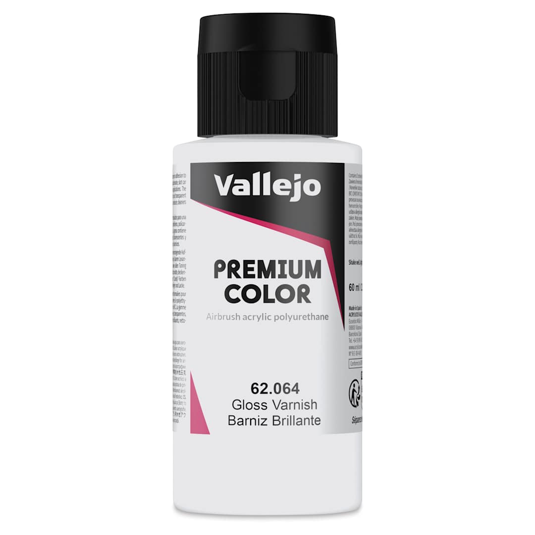 Open in modal - Vallejo Premium Airbrush Varnish - Gloss, 60 ml