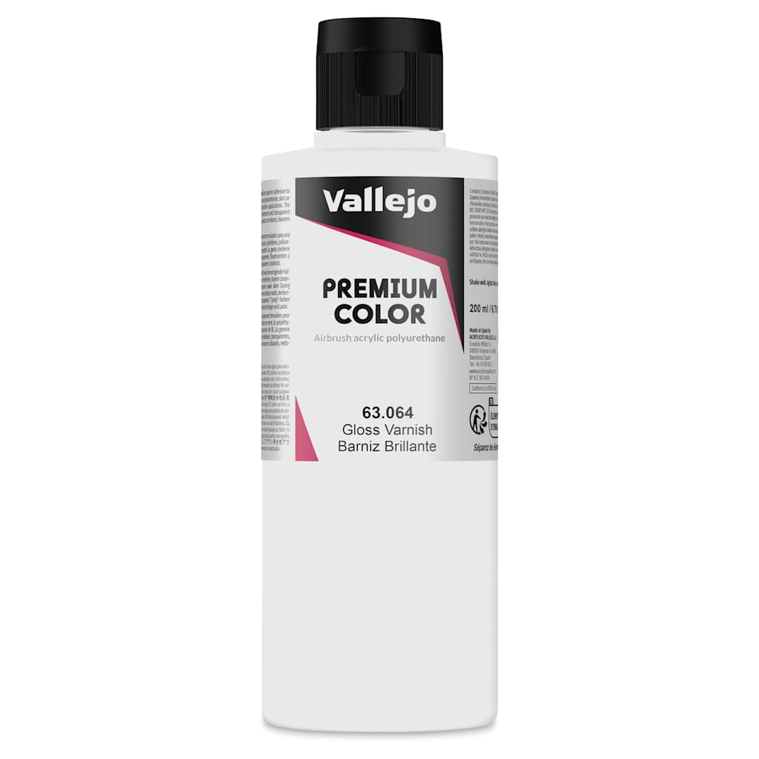 Open in modal - Vallejo Premium Airbrush Varnish - Gloss, 200 ml