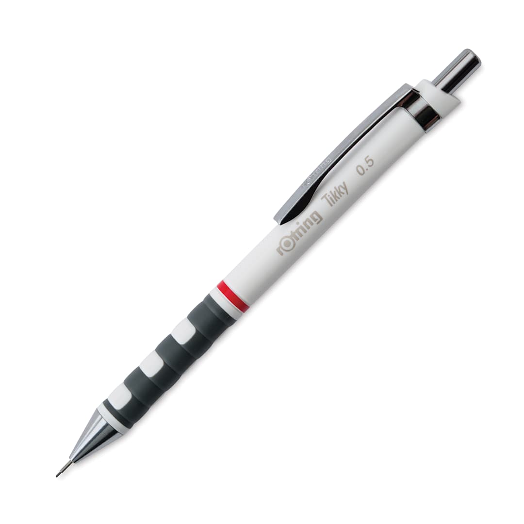 Open in modal - Rotring Tikky Mechanical Pencil - White, 0.5 mm
