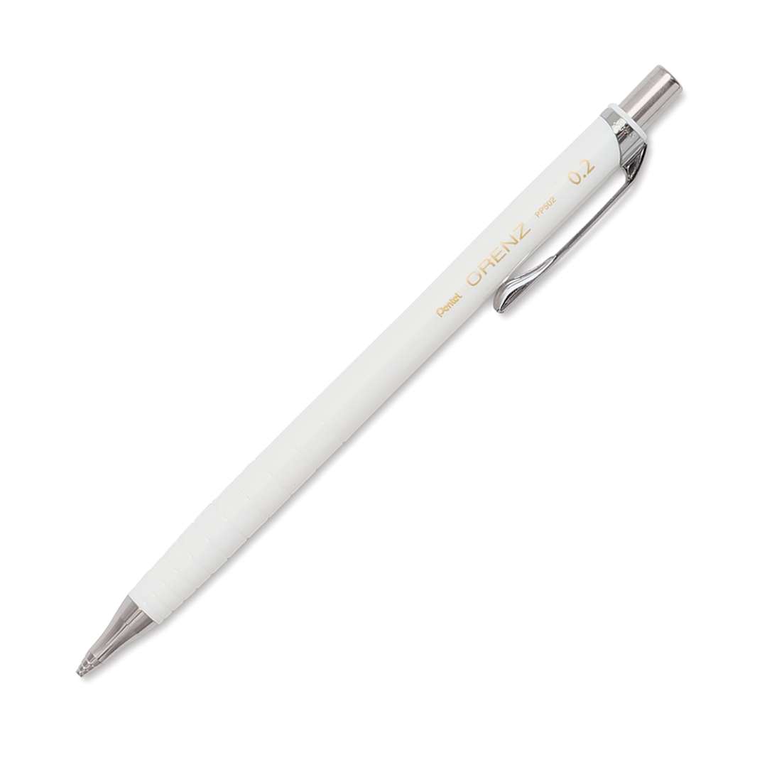 Open in modal - Pentel Orenz 1-Click Mechanical Pencil - White, 0.2mm