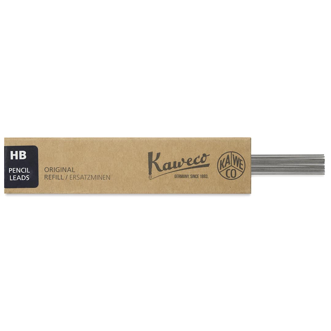 Open in modal - Kaweco Graphite Lead Refills - 0.3 mm, HB, Pkg of 12, leads out of the packaging 
