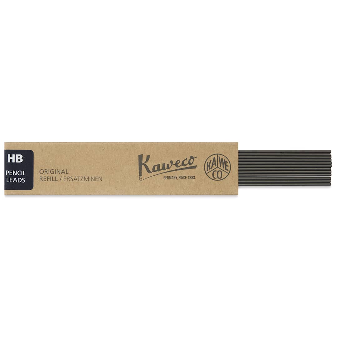 Open in modal - Kaweco Graphite Lead Refills - 0.7 mm, HB, Pkg of 12, leads out of the packaging