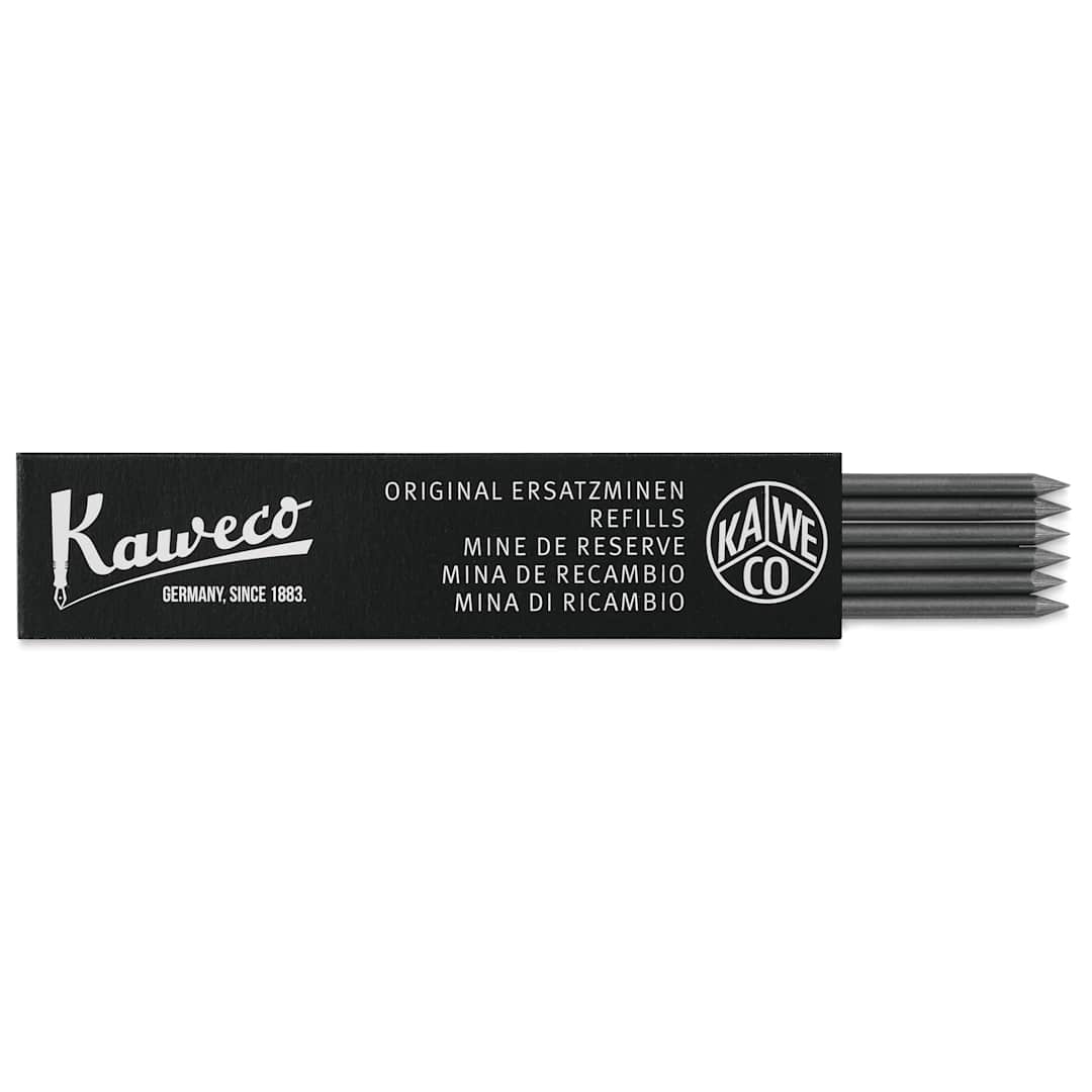 Open in modal - Kaweco Clutch Pencil Graphite Lead Refills - 3.2 mm, 5B, Pkg of 6, leads out of the packaging