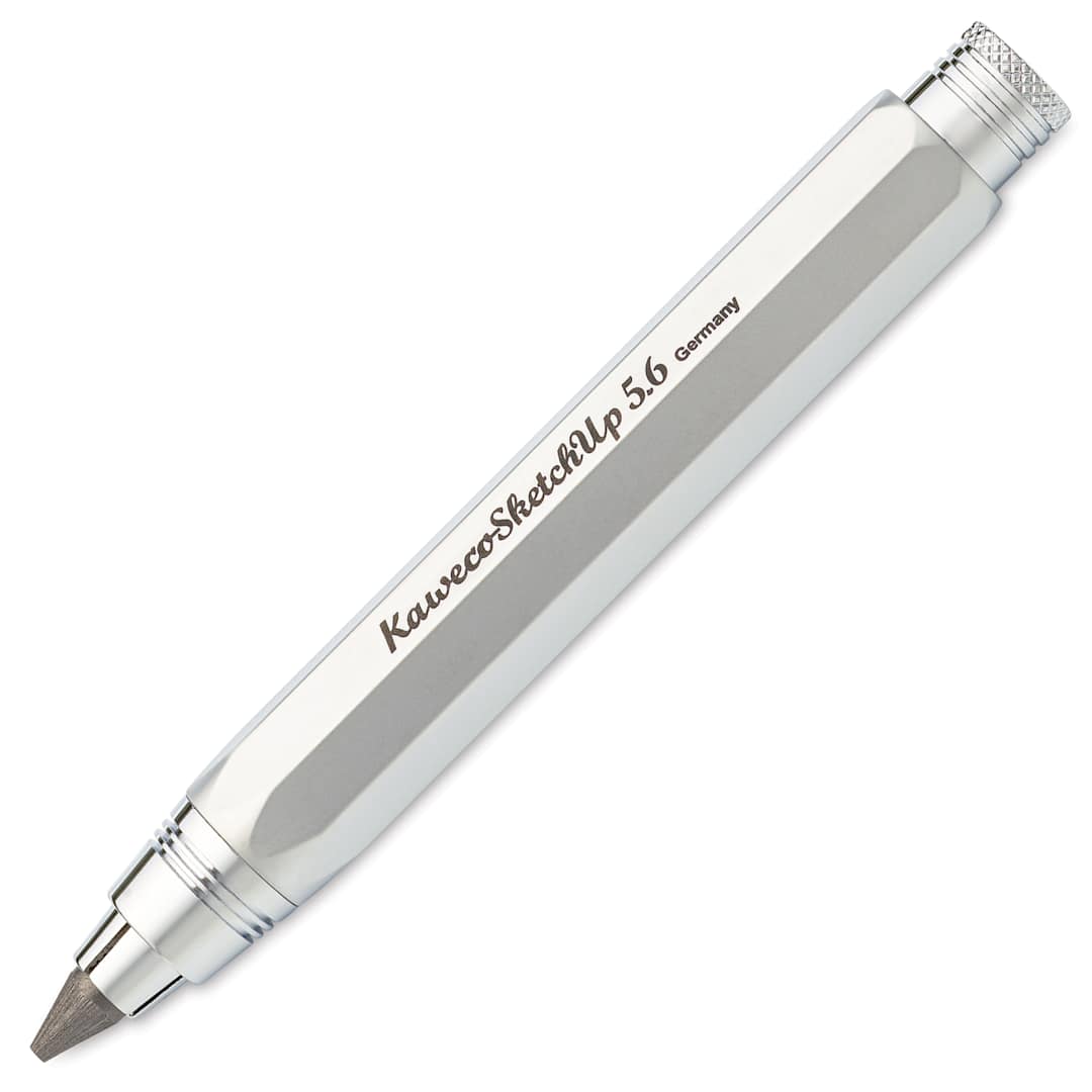 Open in modal - Kaweco Sketch Up Clutch Pencil - Chrome, 5.6 mm, 5B