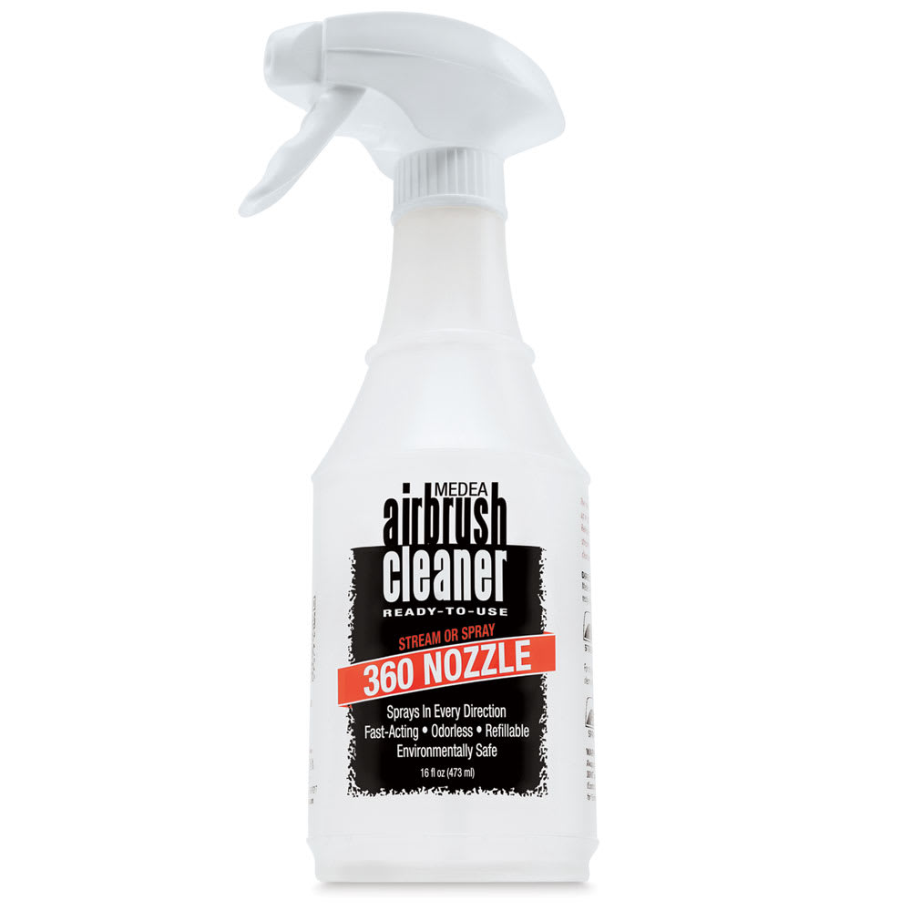 Open in modal - Iwata Medea Airbrush Cleaner - Front of 16 oz. Spray bottle
