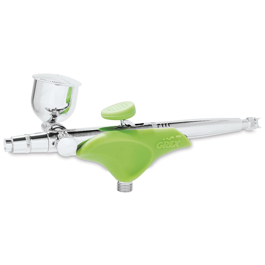 Open in modal - Grex Genesis Ergonomic Airbrushes - Side view of Side Feed Airbrush