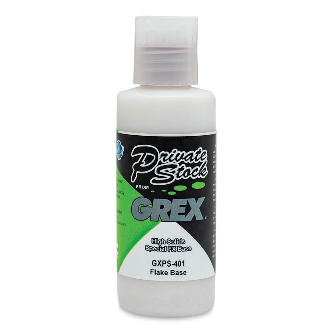 Open in modal - Grex Private Stock Airbrush Base Modifier - Macro Peal Metallic Base, 2 oz