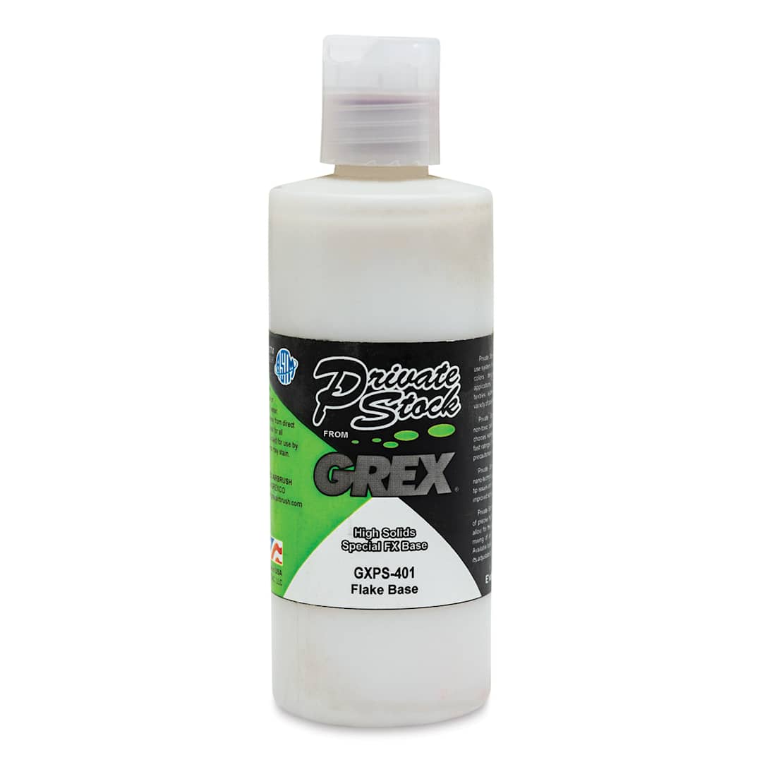 Open in modal - Grex Private Stock Airbrush Base Modifier - Macro Pearl Metallic Base, 4 oz