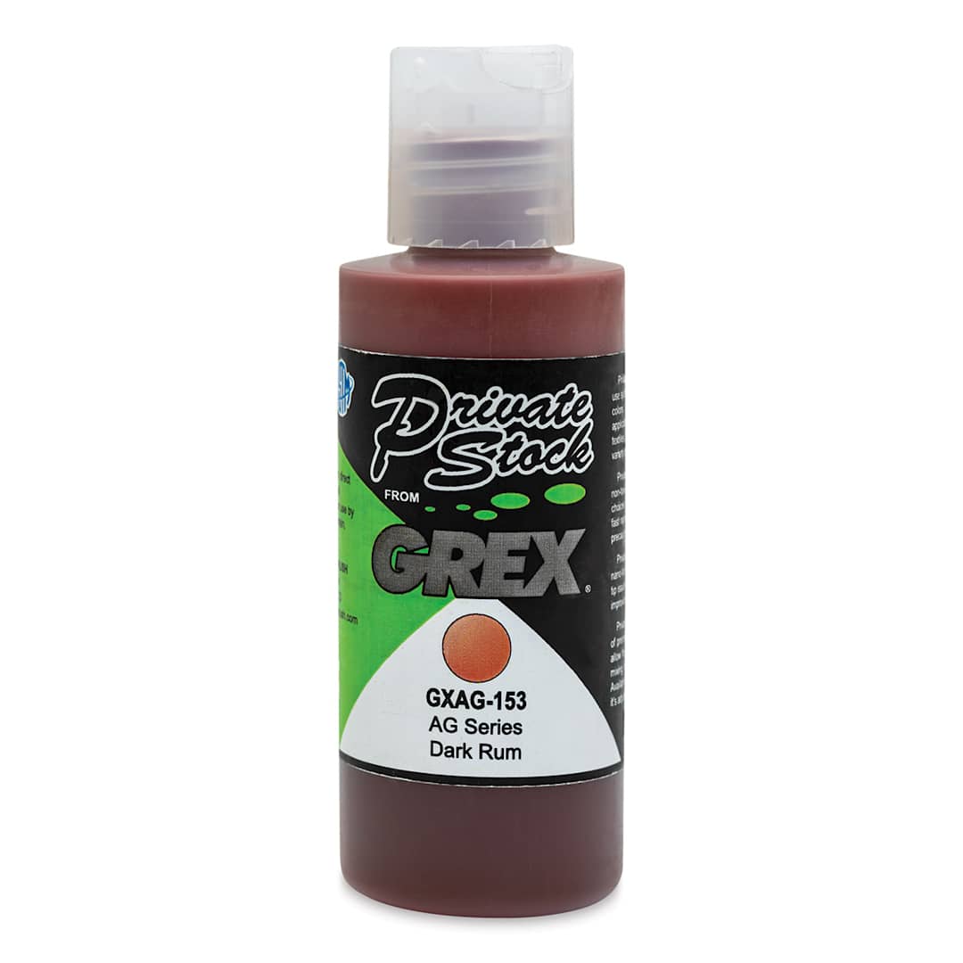 Open in modal - Grex Private Stock Airbrush Color - Dark Rum, 2 oz