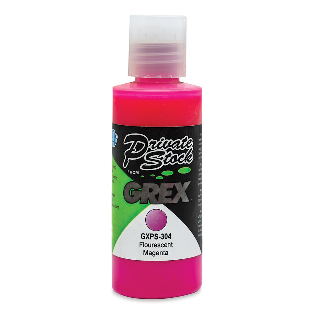Open in modal - Grex Private Stock Airbrush Color - Fluorescent Magenta