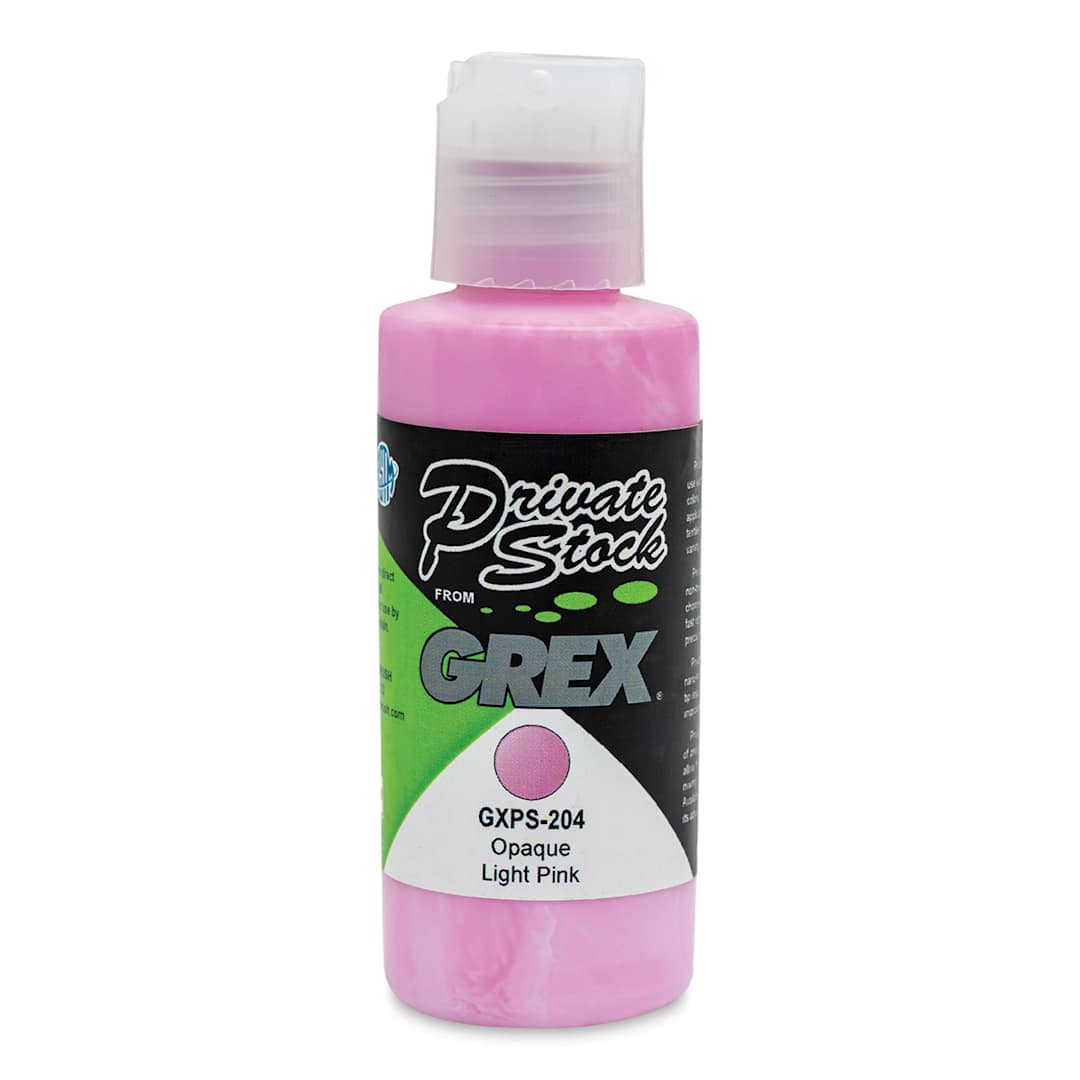 Open in modal - Grex Private Stock Airbrush Colors - Opaque Light Pink, 2 oz