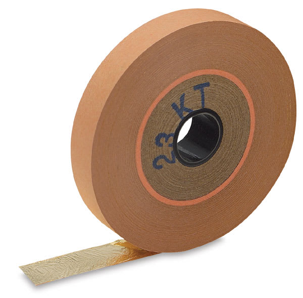 Open in modal - Roll Gold - Upright spool shown slightly unrolled