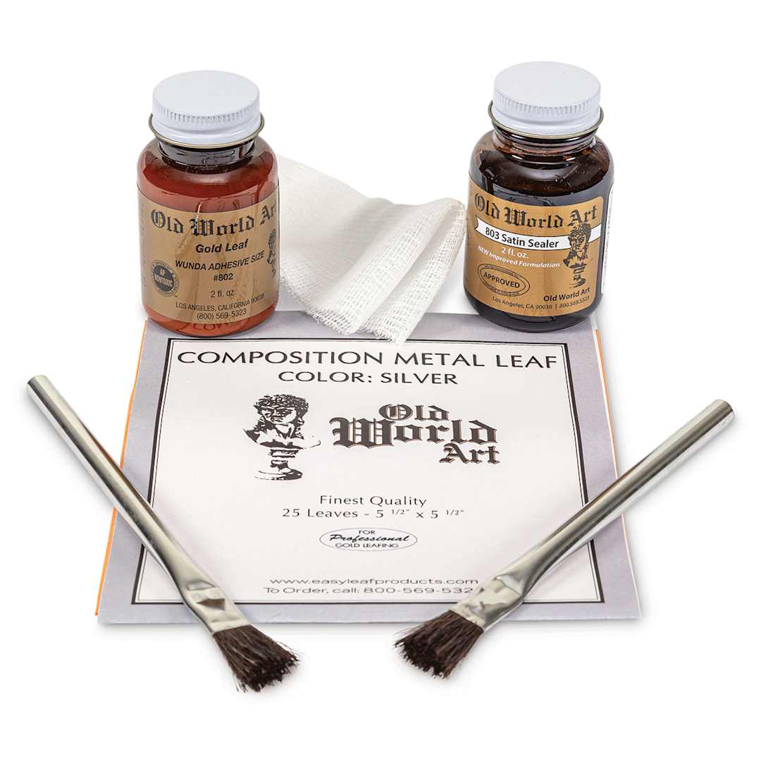 Open in modal - Old World Art Leafing Kit - Silver Leaf