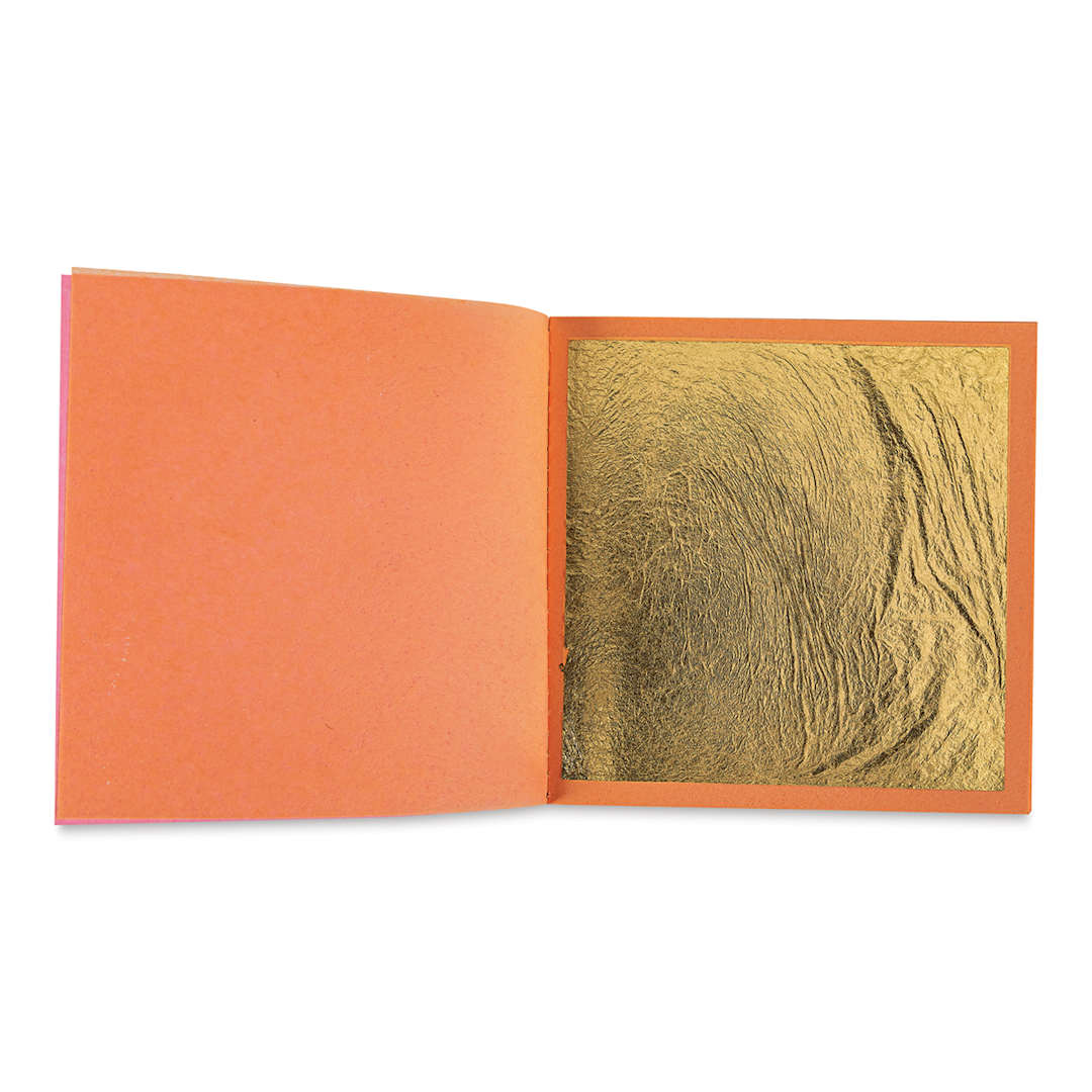 Open in modal - Monastery Gold Leaf - Yellow Gold, 23.75K, 25 Sheets - contents