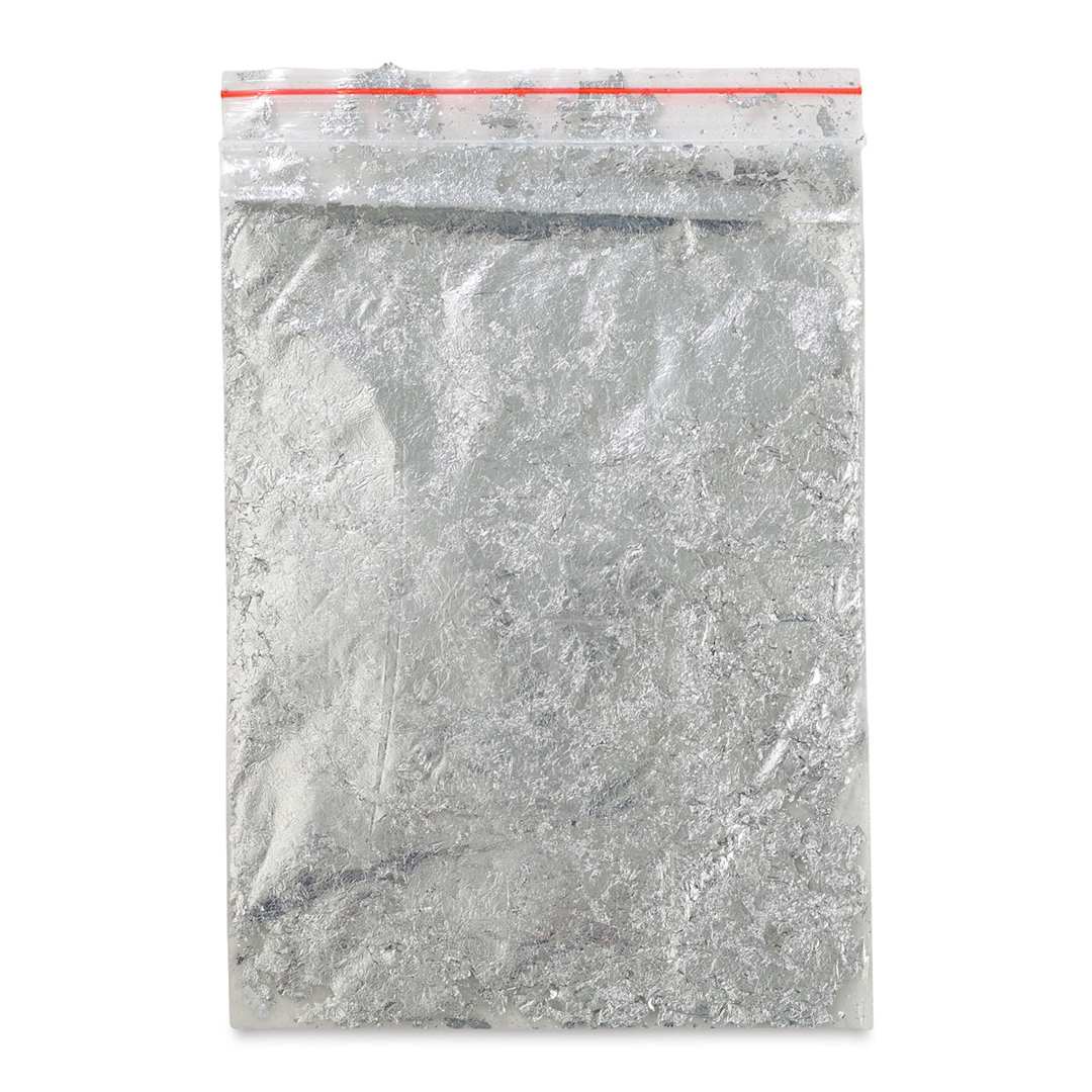 Open in modal - Mona Lisa Metal Leaf Flakes - Silver Metal Flake, 3g sealed packaging