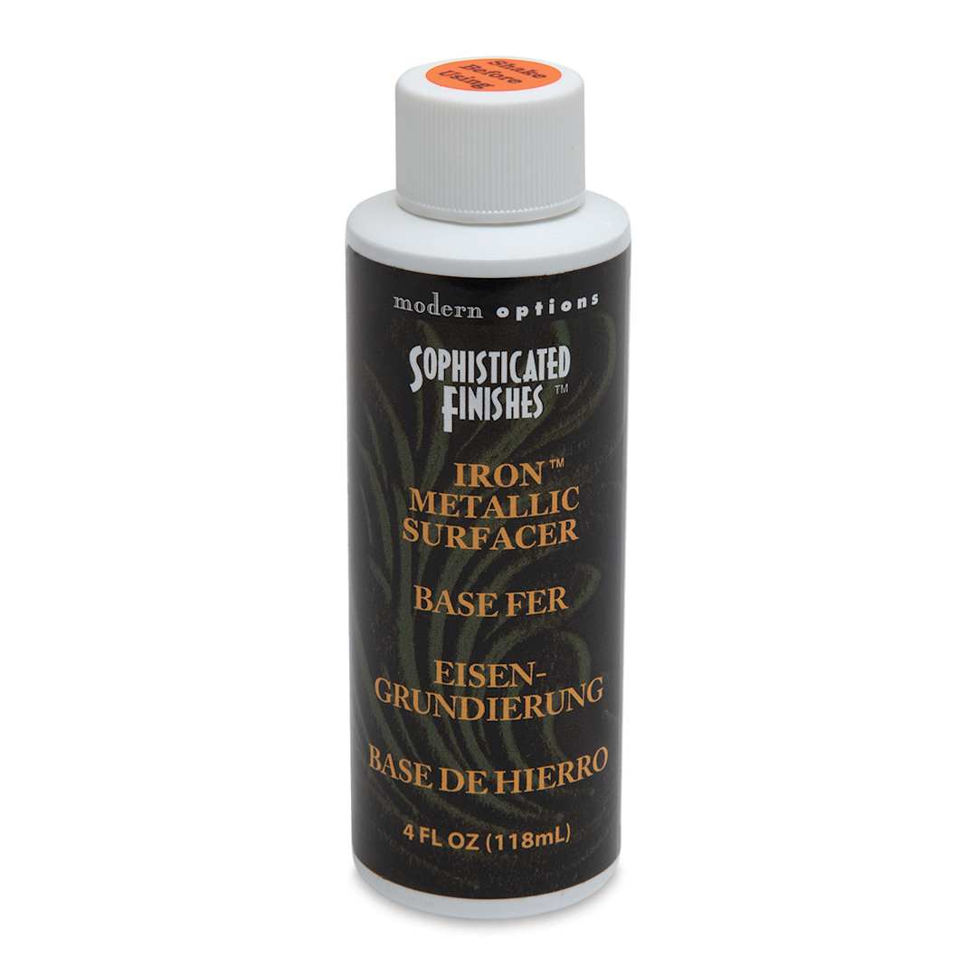 Open in modal - Instant Iron & Instant Rust - 4 oz bottle of Iron Metallizer Surfacer shown
