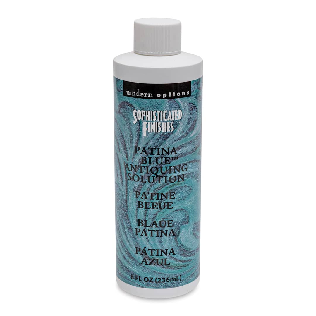 Open in modal - Patina Finish - 8 oz, Patina Blue - front
