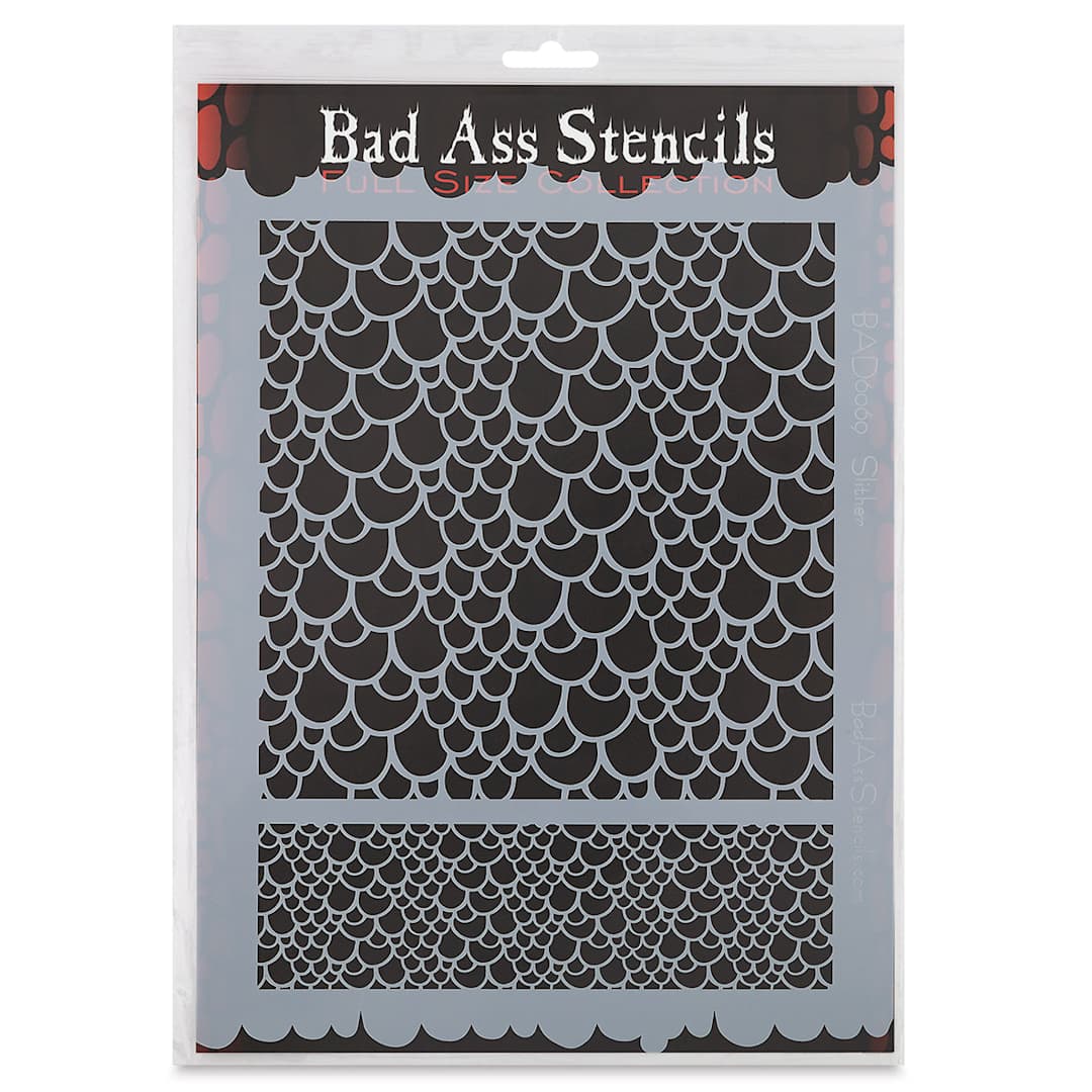 Open in modal - Graftobian Bad Ass Airbrush Stencil - Slither