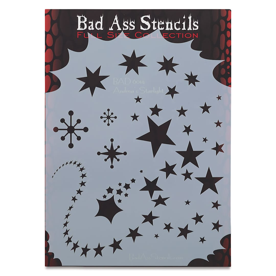 Open in modal - Graftobian Bad Ass Airbrush Stencil - Starlight