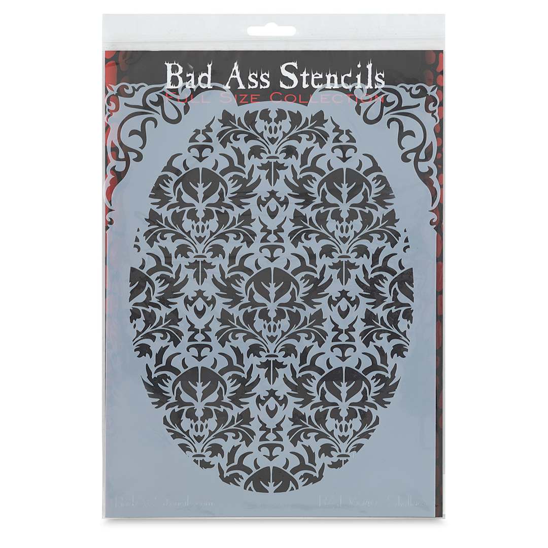 Open in modal - Graftobian Bad Ass Airbrush Stencil - Skullace