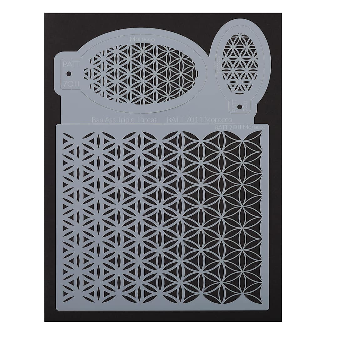 Open in modal - Graftobian Triple Threat Airbrush Stencil  - Morocco