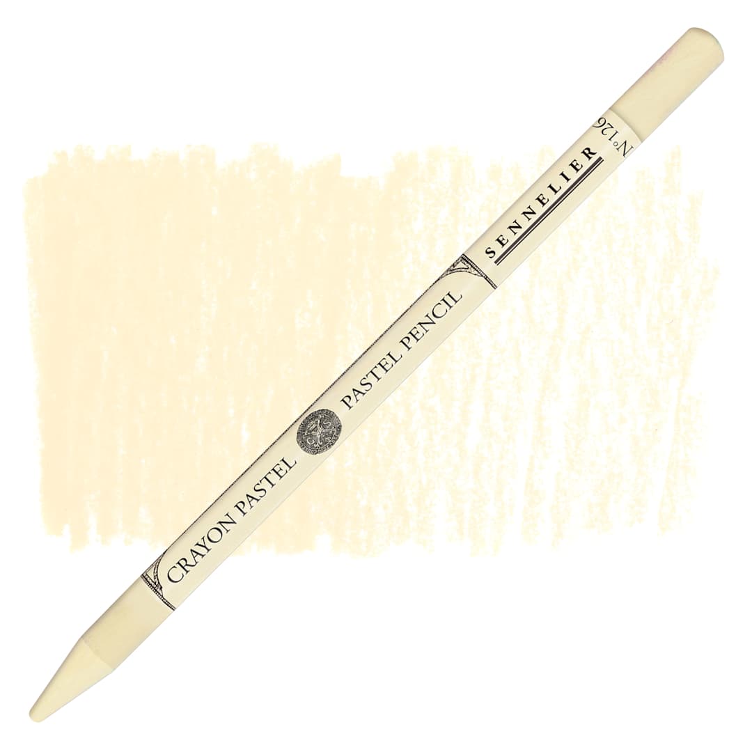 Open in modal - Sennelier Woodless Pastel Pencil - Brown Ochre, pencil and swatch