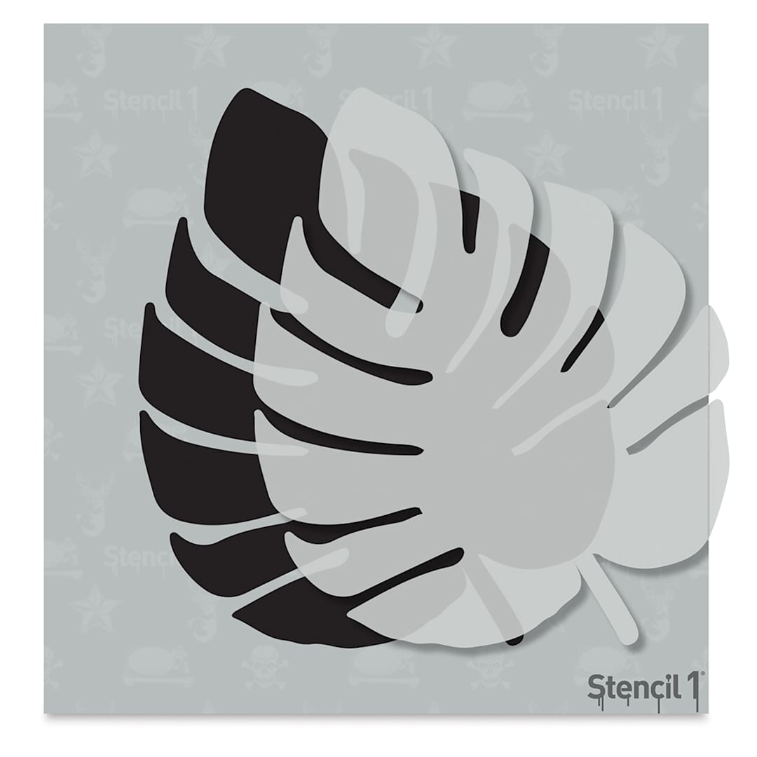 Open in modal - Stencil1 Stencil - Monstera, Small, 5-3/4'' x 6''