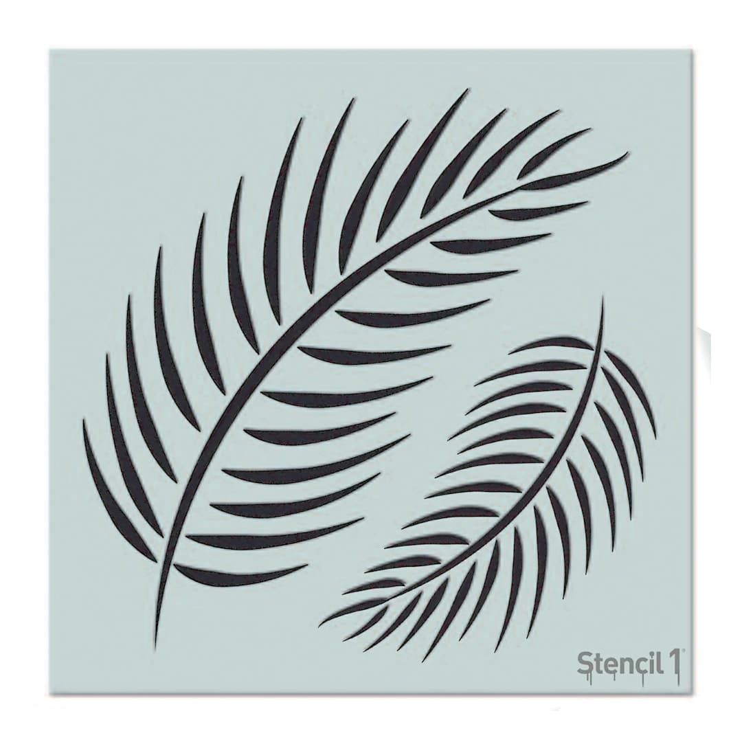 Open in modal - Stencil1 Stencil - Palm Fronds, Large, 11'' x 11''